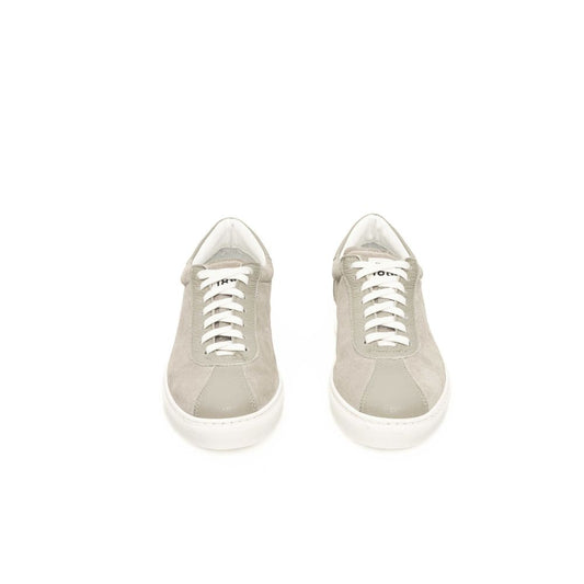 Gray Cowhide Men Sneaker