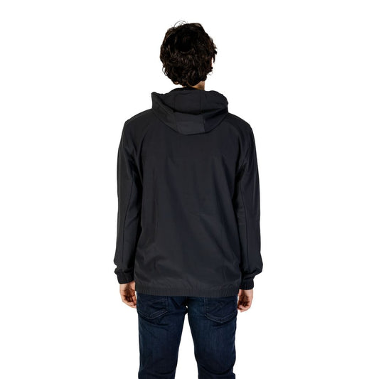 Black Recycled Polyester Jackets & Coat