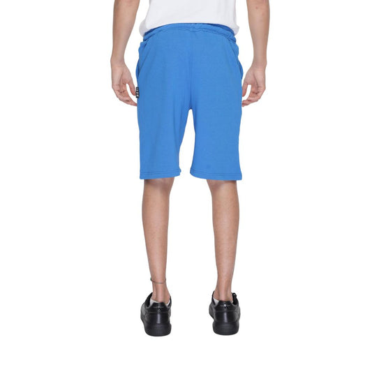 Blue Cotton Bermuda