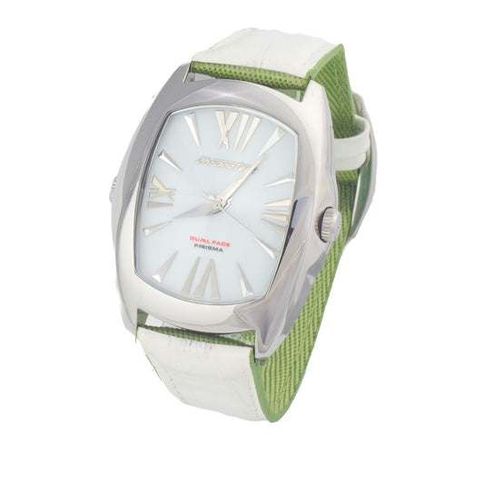 Green Leather Dress Watch