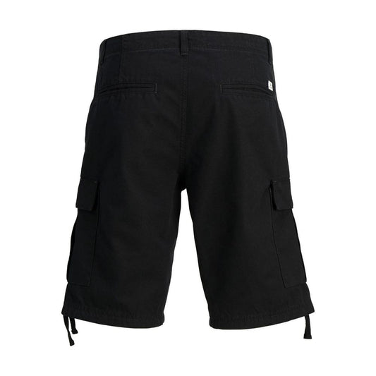 Black Cotton Bermuda