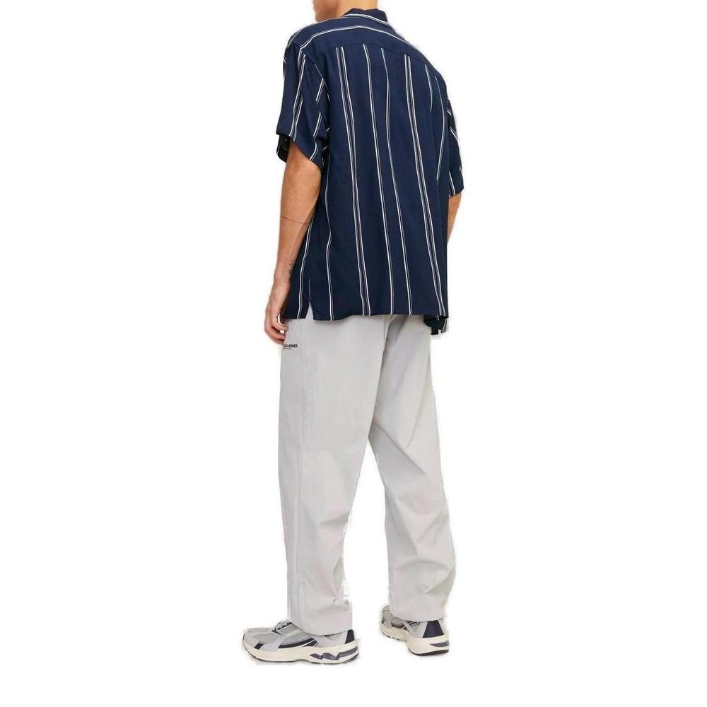 Blue Viscose Shortsleeve