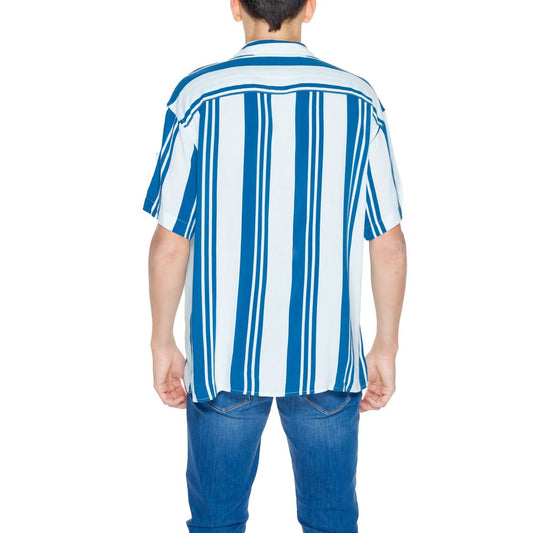 Blue Viscose Shortsleeve