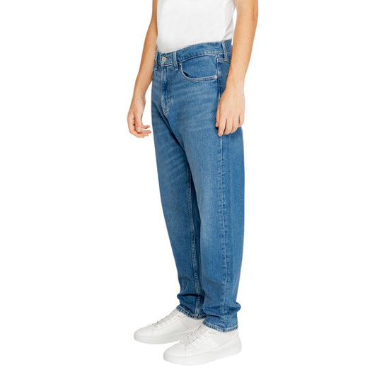 Blue Recycled Cotton Slim Fit Jean