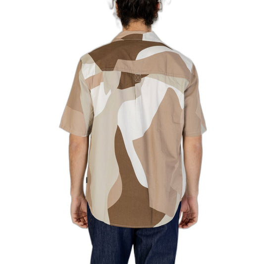 Brown Cotton Shortsleeve