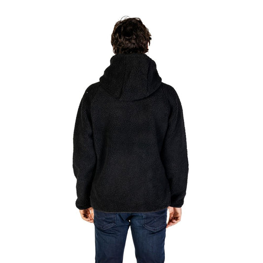 Black Polyester Jackets & Coat