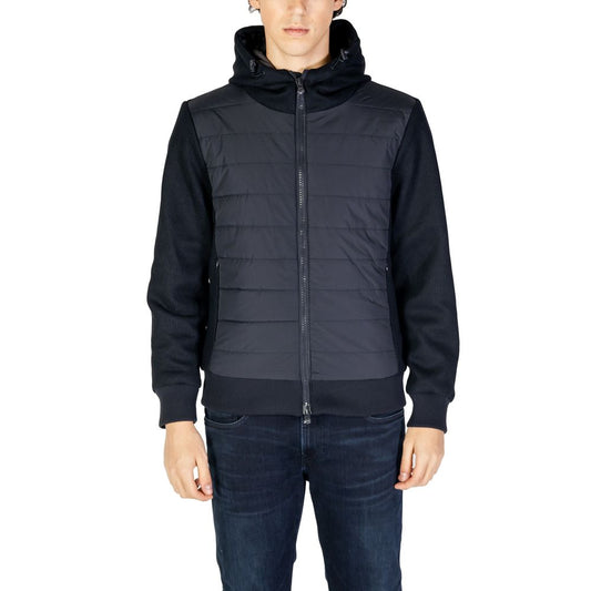 Blue Polyester Jackets & Coat