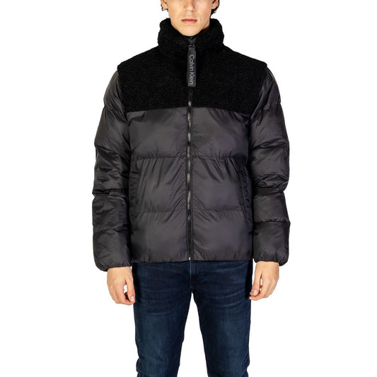 Black Recycled Polyester Jackets & Coat