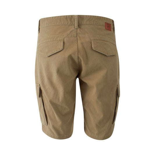 Beige Cotton Men's Bermuda Short