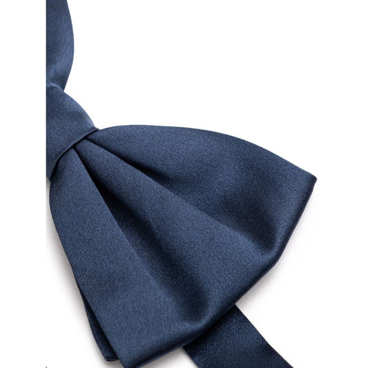 Blue Silk Bowty