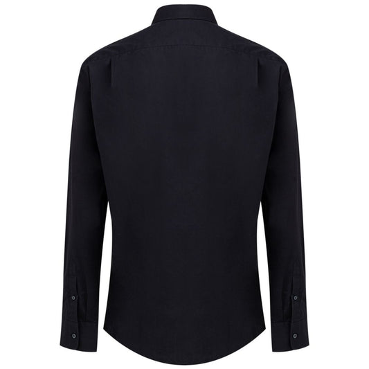 Navy Blue Cotton Shirt