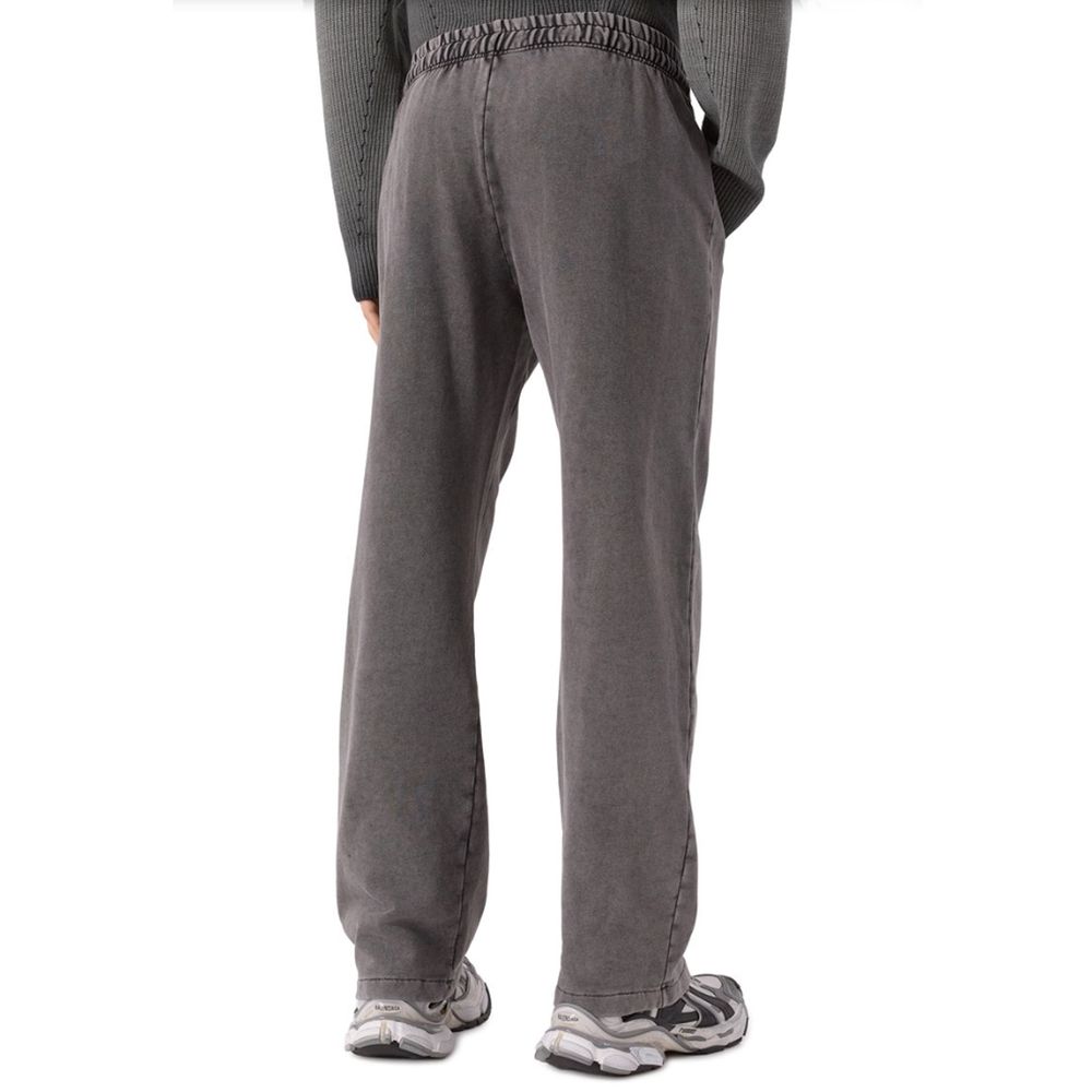 Gray Cotton Jeans & Pant