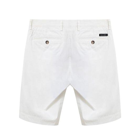 White Cotton Bermuda