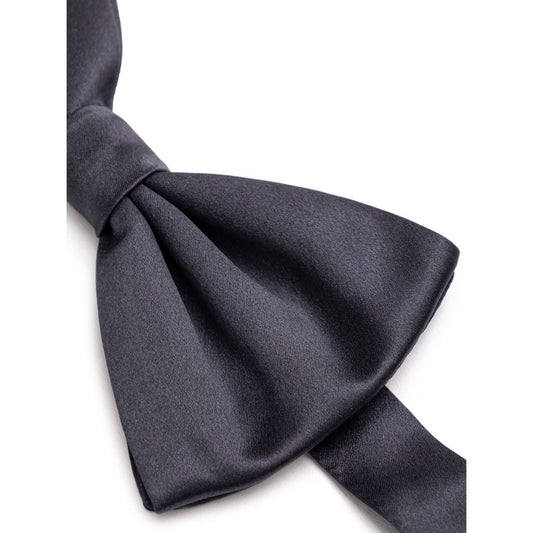 Gray Silk Bowty