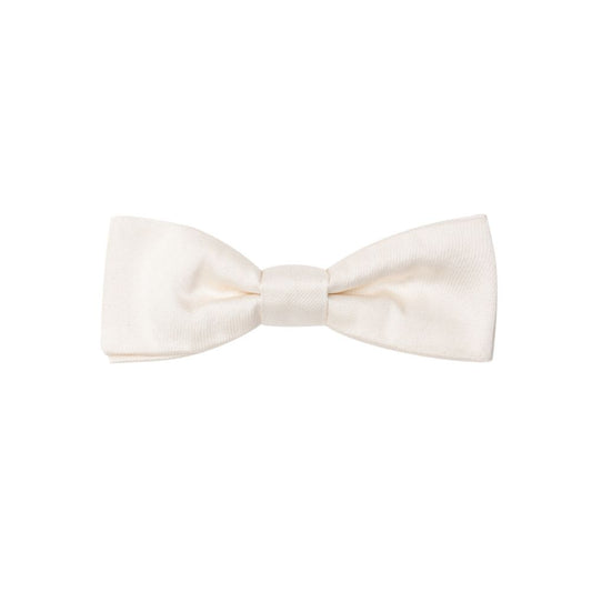 White Silk Bowty