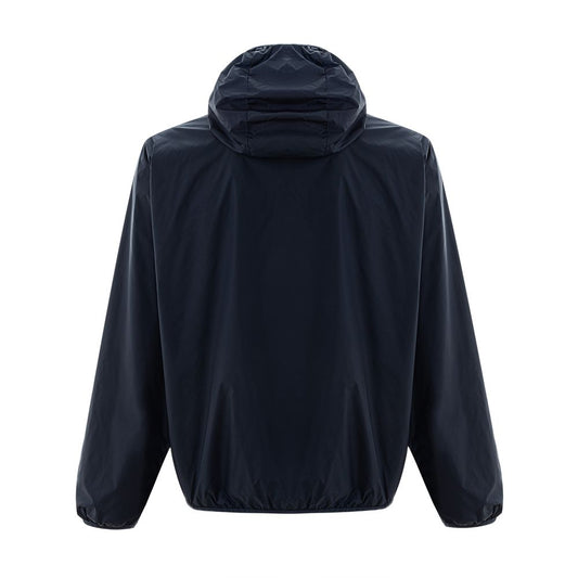 Blue Polyamide Jackets & Coat
