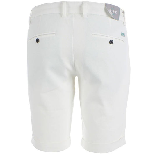 White Cotton Short