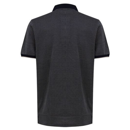 Blue Cotton Polo Shirt