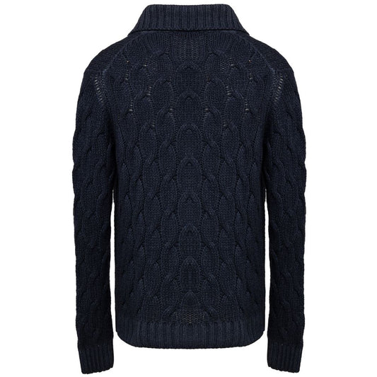 Blue Cashmere Cardigan