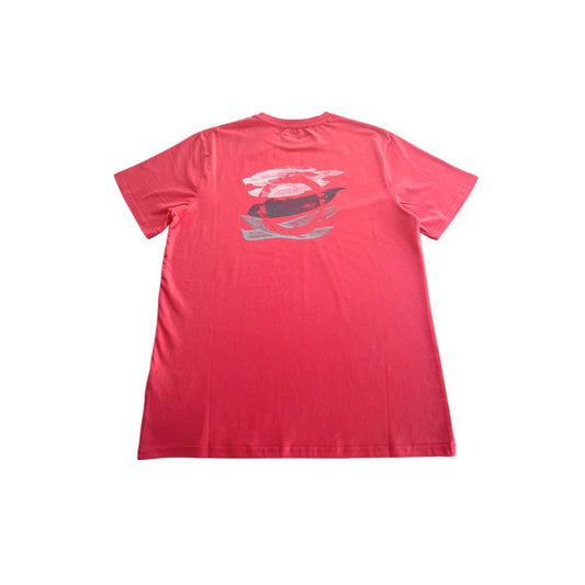 Red Cotton Men T-Shirt