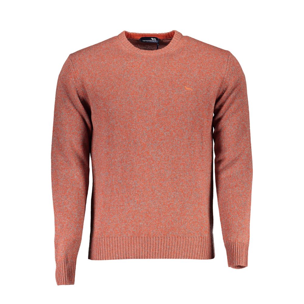 Red Wool Men Sweater