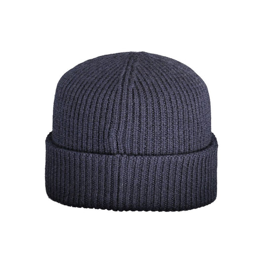 Blue Wool Men Cap