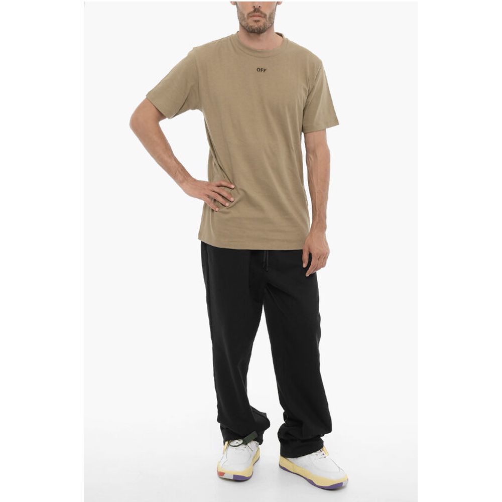 Slim Fit Crew-neck T-Shirt with Embroidered Logo
