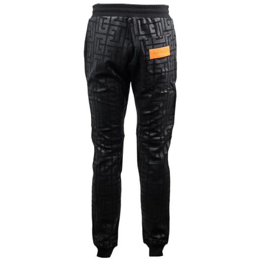 Black Cotton Jeans & Pant