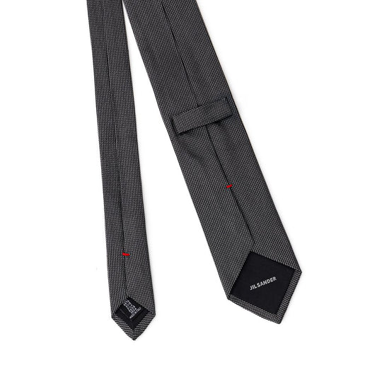 Gray Silk Ties & Bowty
