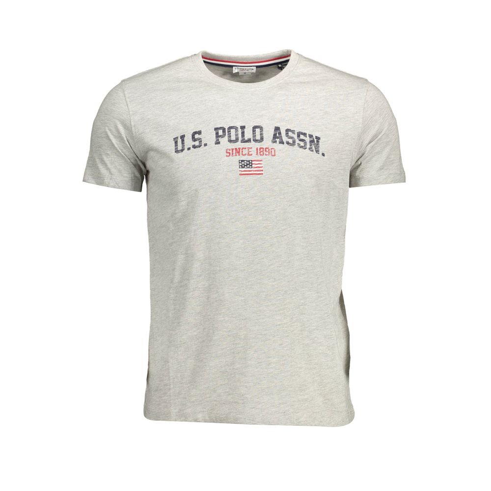 Gray Cotton Men's T-Shirt