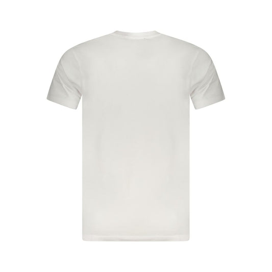 White Cotton Men T-Shirt