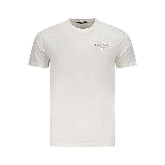White Cotton Men's T-Shirt