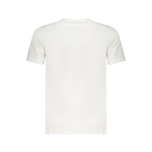 White Cotton Men T-Shirt