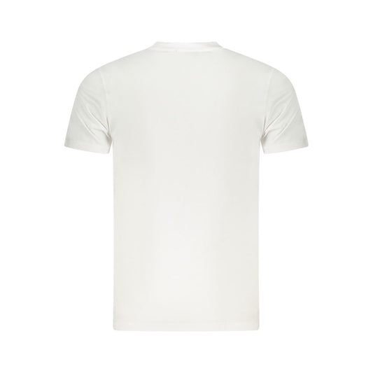 White Cotton Mens TShirt