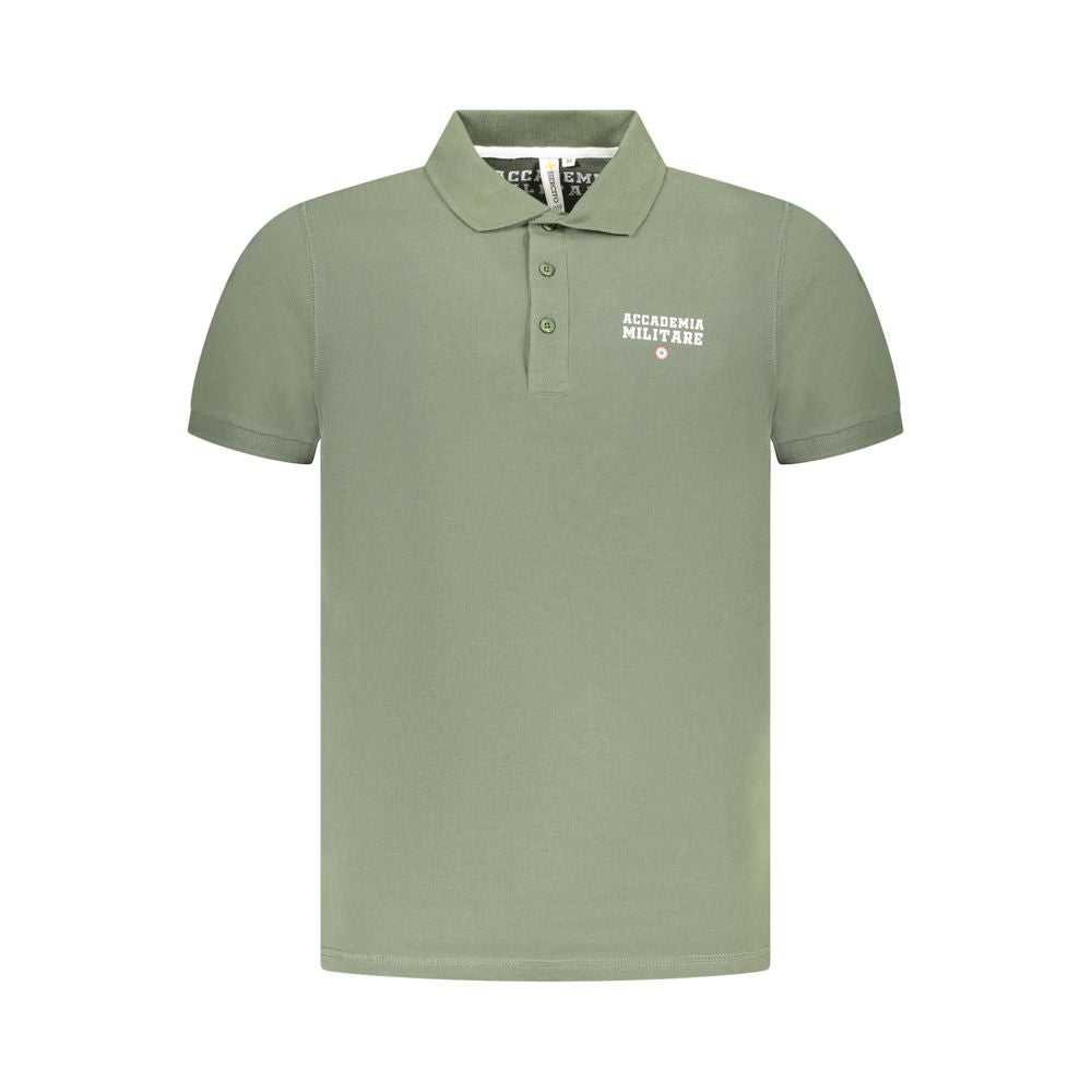 Green Cotton Polo Shirt