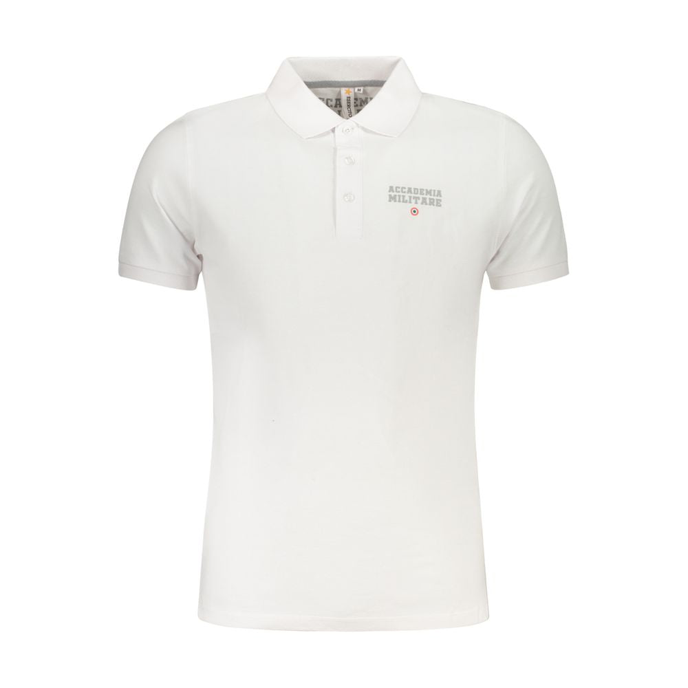 White Cotton Polo Shirt