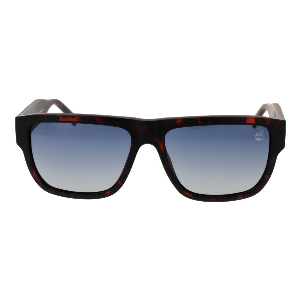Brown Stainless Steel Sunglasses