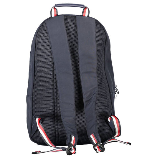 Blue Polyester Backpack