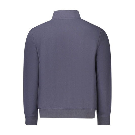 Blue Cotton Men Sweater