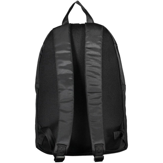 Black Polyester Backpack