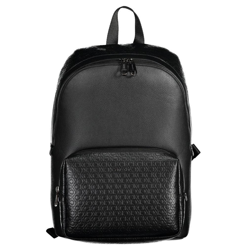 Black Polyester Backpack