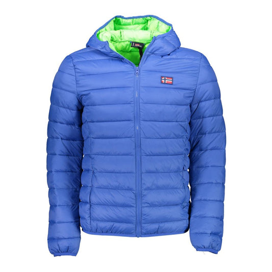 Blue Polyamide Jacket