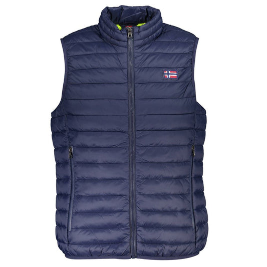 Blue Polyester Jacket