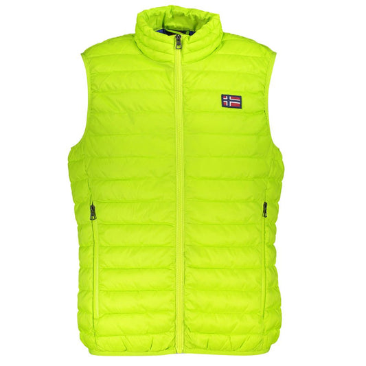 Yellow Polyester Jacket
