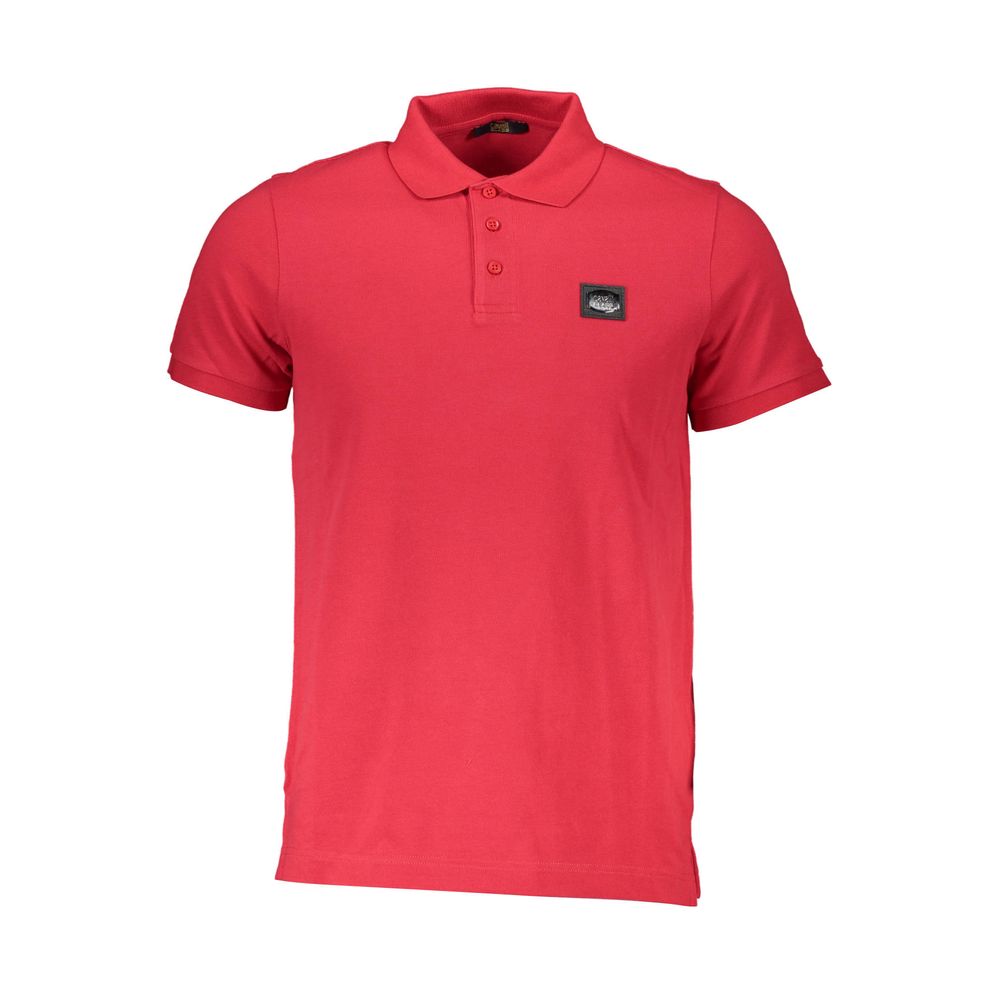 Red Cotton Polo Shirt