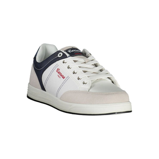 White Polyester Sneaker