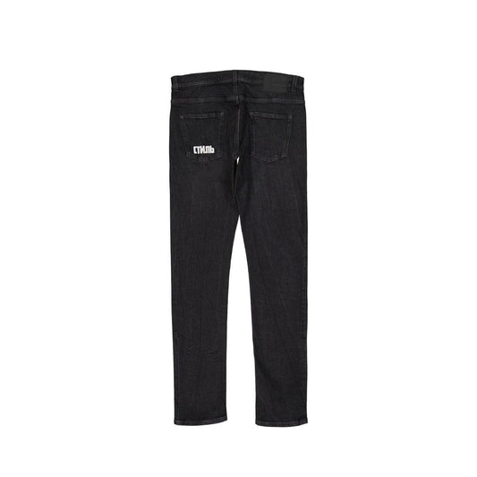 Cotton Denim Slim Jeans