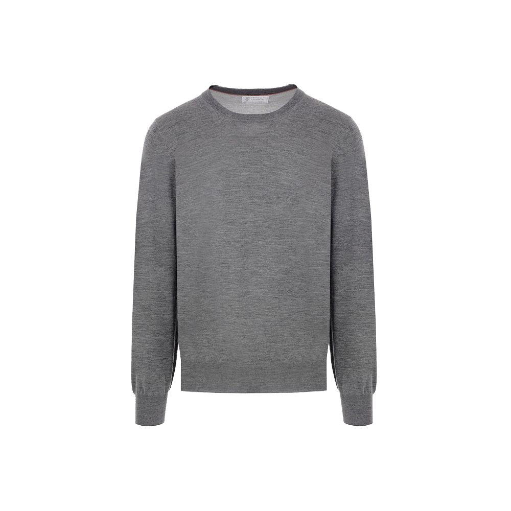 Gray Cashmere Men Sweater