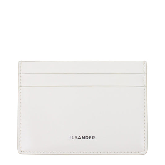 White Leather Cardholder