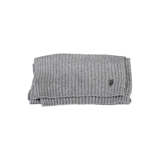 Gray Wool Scarf